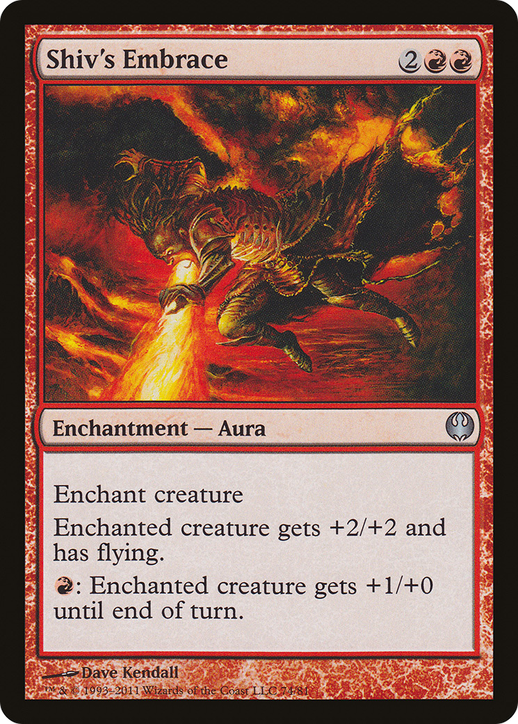 Shiv's Embrace (DDG-074) [Misc] Duel Decks: Knights vs. Dragons MTG Single Wizards of the Coast