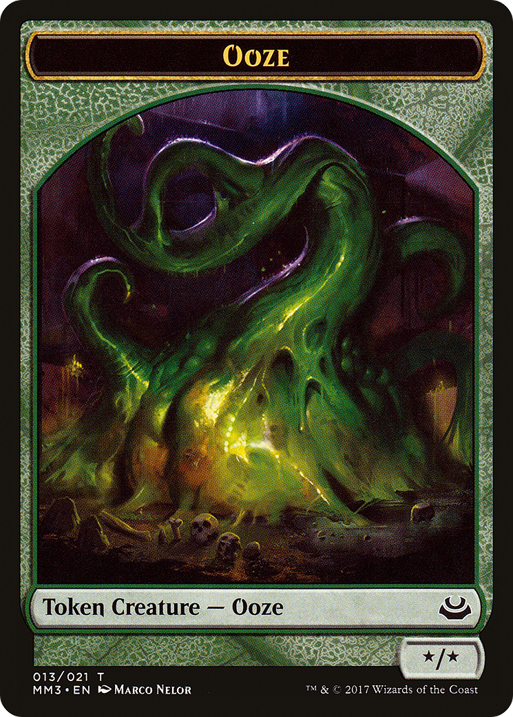 Ooze (MM3-013) [Tokens] Modern Masters 2017 Tokens MTG Single Wizards of the Coast