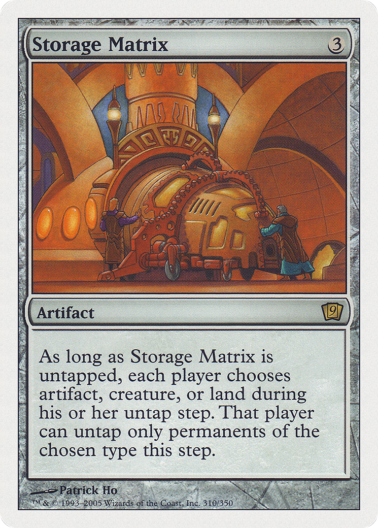 Storage Matrix (9ED-310) [9th Edition] MTG Single Wizards of the Coast