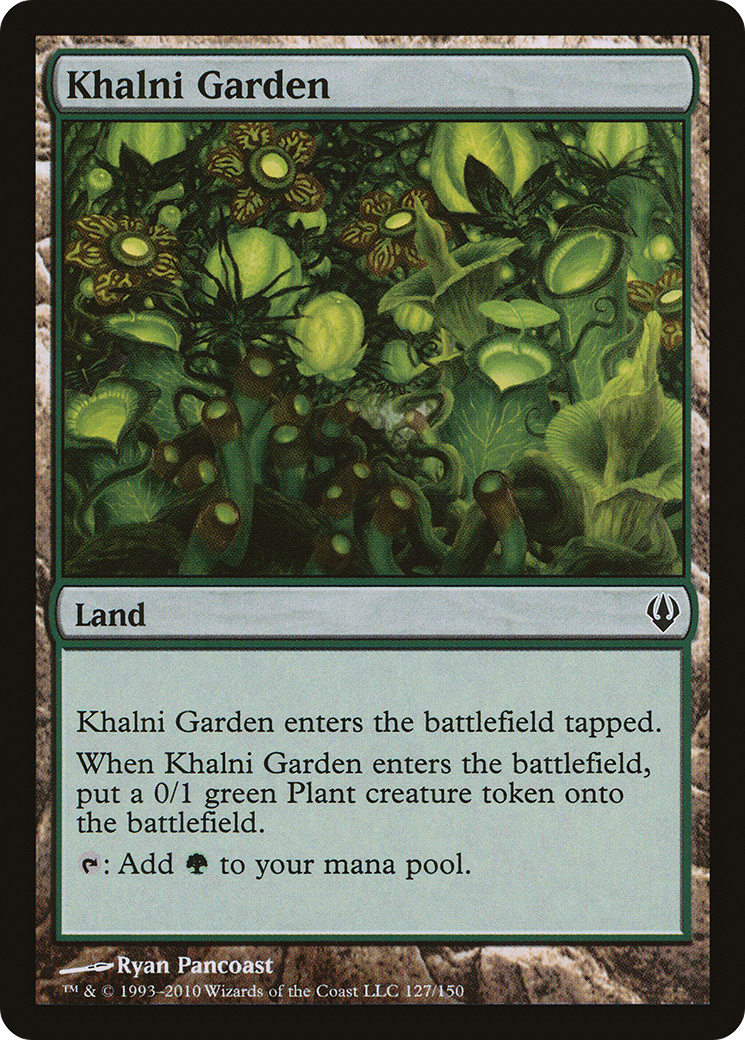 Khalni Garden (ARC-127) [Misc] Archenemy MTG Single Wizards of the Coast