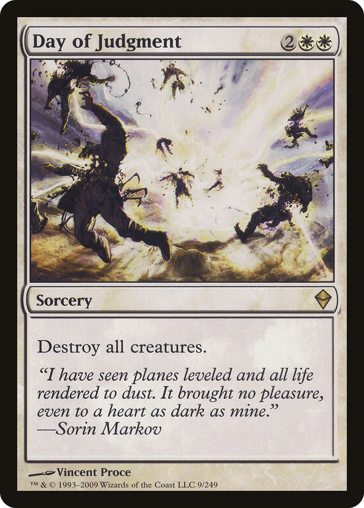 Day of Judgment (ZEN-009) [Zendikar] MTG Single Wizards of the Coast