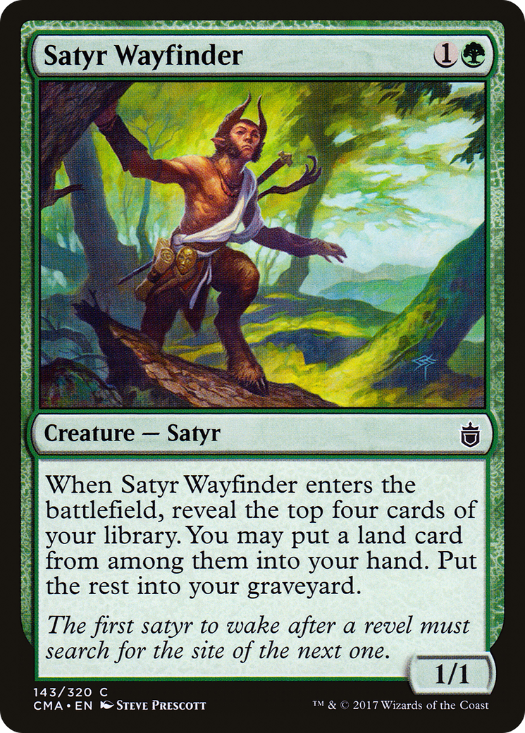 Satyr Wayfinder (CMA-143) [Commander Anthology] MTG Single Wizards of the Coast