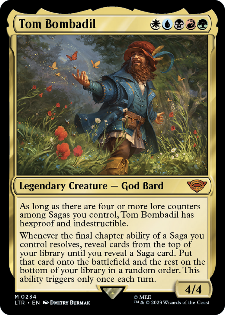 Tom Bombadil (LTR-234) [The Lord of the Rings: Tales of Middle-earth] Foil MTG Single Wizards of the Coast