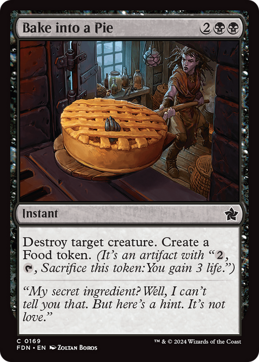 Bake into a Pie (FDN-169) [Foundations] MTG Single Wizards of the Coast