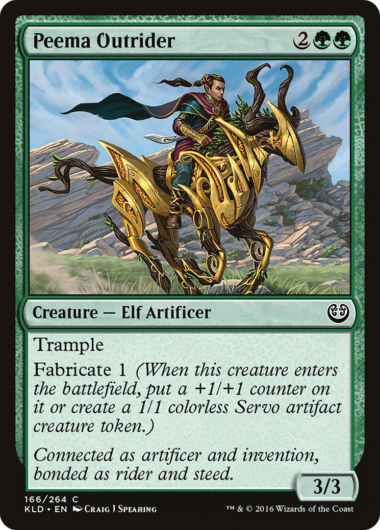 Peema Outrider (KLD-166) [Kaladesh] MTG Single Wizards of the Coast