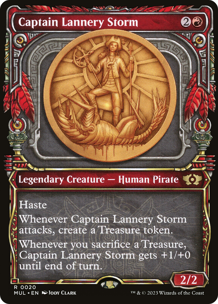 Captain Lannery Storm (MUL-020) [Multiverse Legends] (Showcase) MTG Single Wizards of the Coast