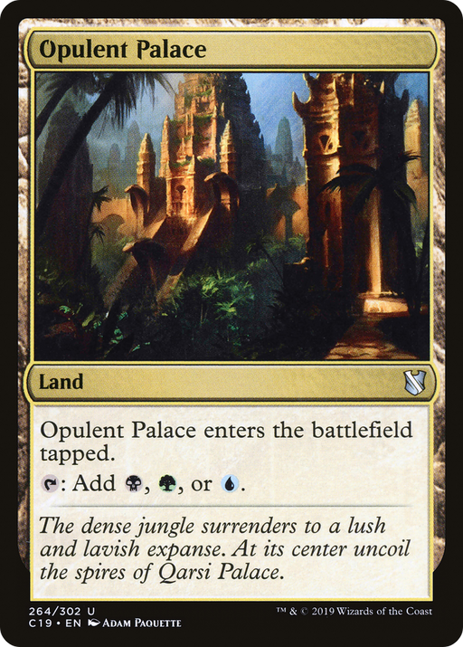 Opulent Palace (C19-264) [Commander 2019] MTG Single Wizards of the Coast