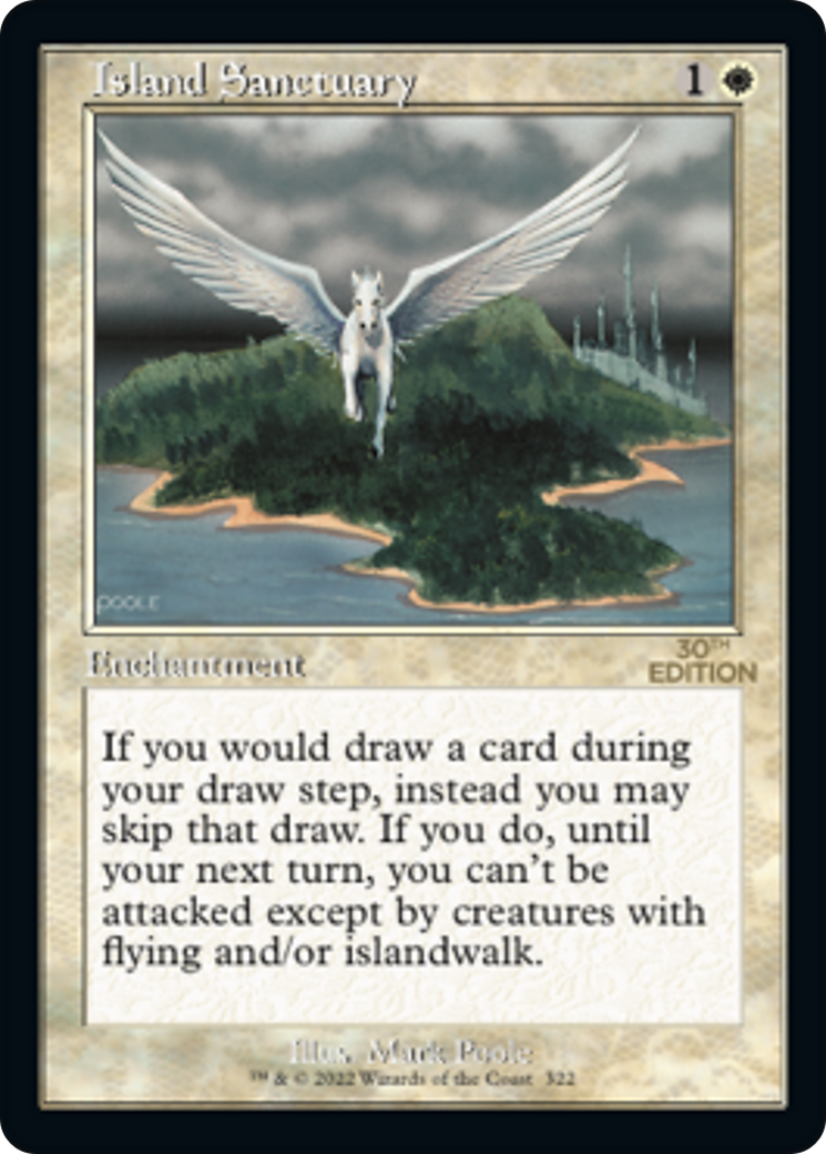 Island Sanctuary (30A-322) [30th Anniversary Edition] MTG Single Wizards of the Coast