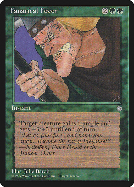Fanatical Fever (ICE-) [Ice Age] MTG Single Wizards of the Coast