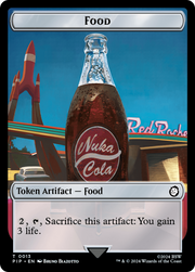 Food (0013) // Copy Double-Sided Token [Tokens] Fallout Tokens MTG Single Magic: The Gathering