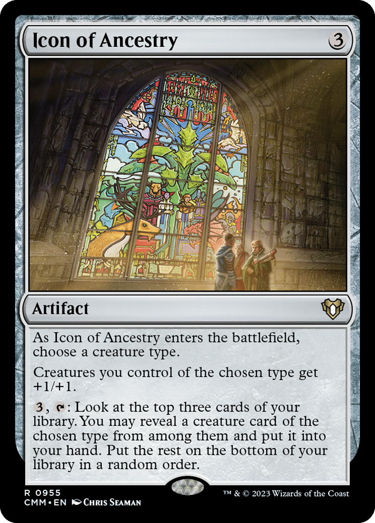 Icon of Ancestry (CMM-955) [Commander Masters] MTG Single Wizards of the Coast