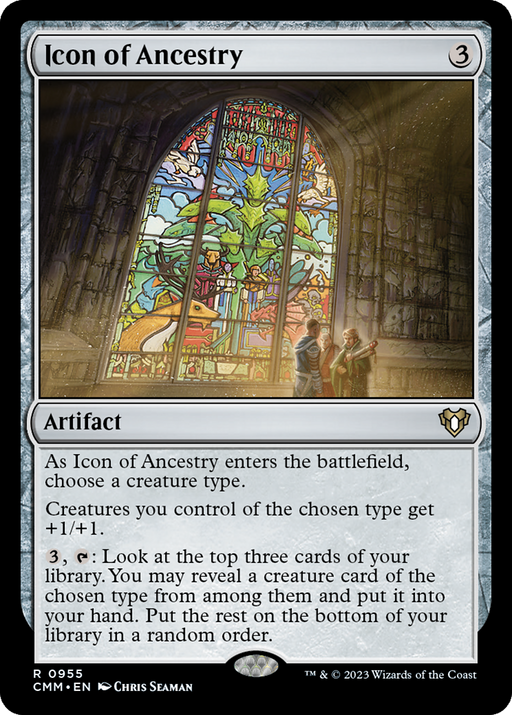 Icon of Ancestry (CMM-955) [Commander Masters] MTG Single Wizards of the Coast
