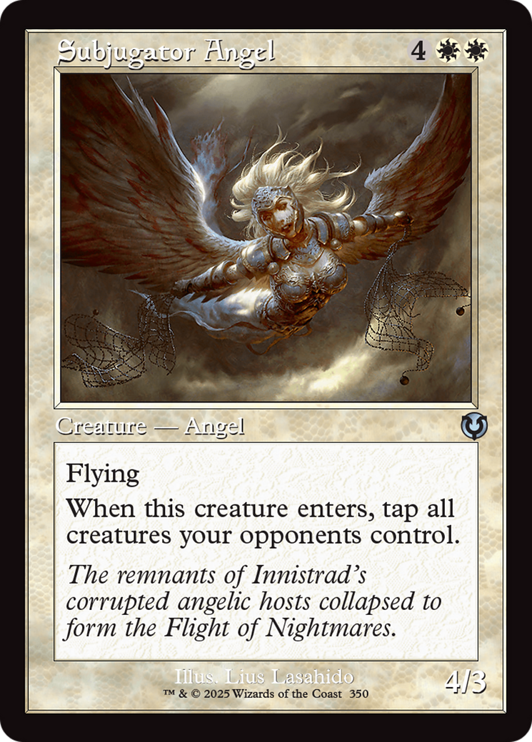 Subjugator Angel (INR-350) [Innistrad Remastered] MTG Single Wizards of the Coast