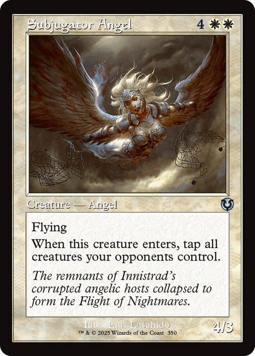 Subjugator Angel (INR-350) [Innistrad Remastered] MTG Single Wizards of the Coast