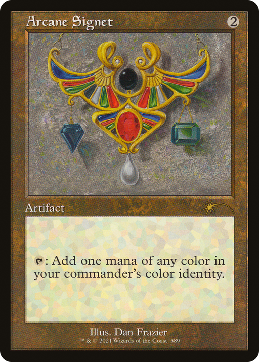 Arcane Signet (589) (SLD-589) [Secret Lair Drop] MTG Single Wizards of the Coast