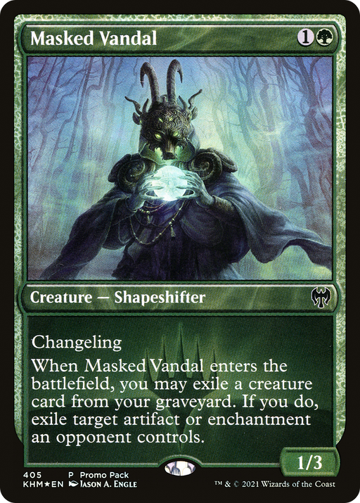 Masked Vandal (PPKHM-405) [Kaldheim] MTG Single Wizards of the Coast