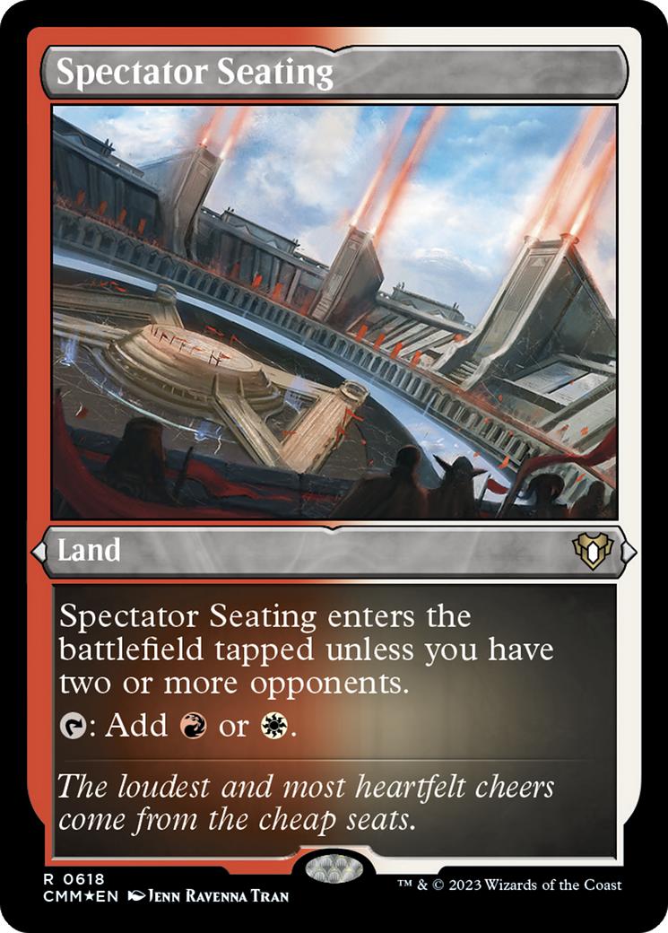 Spectator Seating (CMM-618) [Commander Masters] Etched Foil MTG Single Wizards of the Coast