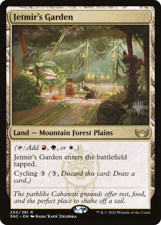 Jetmir's Garden (PPSNC-250) [Streets of New Capenna Promos] Foil MTG Single Wizards of the Coast