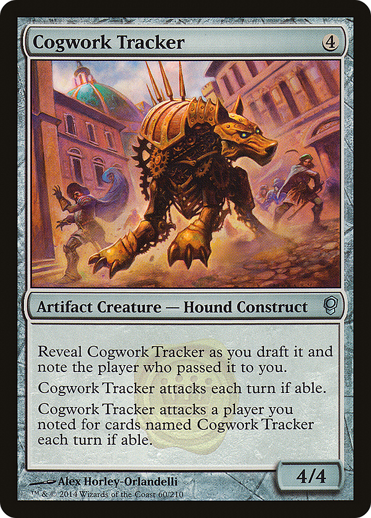 Cogwork Tracker (CNS-060) [Conspiracy] Foil MTG Single Wizards of the Coast