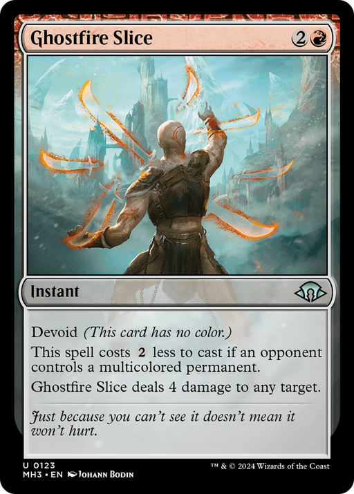 Ghostfire Slice (MH3-123) [Modern Horizons 3] MTG Single Modern Horizons 3