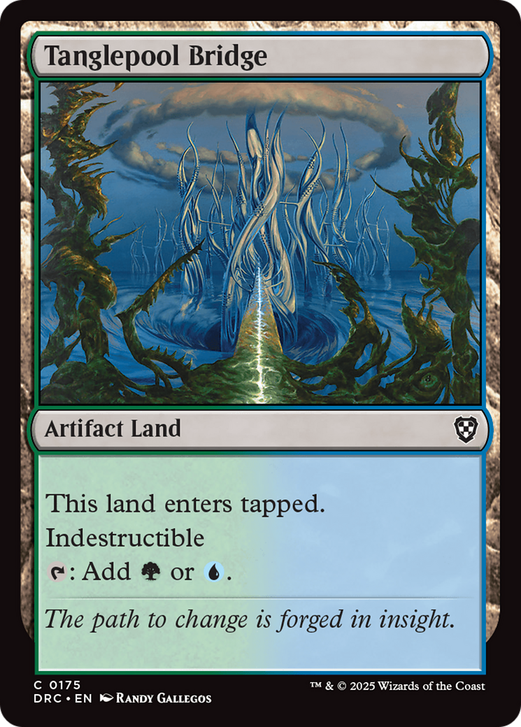 Tanglepool Bridge (DRC-175) [Commander: Aetherdrift] MTG Single Wizards of the Coast