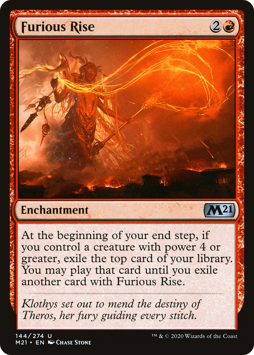 Furious Rise (M21-144) [Core Set 2021] MTG Single Wizards of the Coast