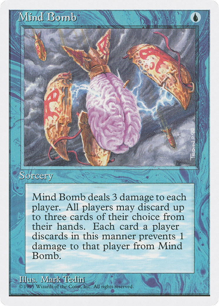 Mind Bomb (4ED-087) [Fourth Edition] MTG Single Wizards of the Coast