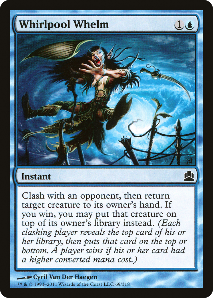 Whirlpool Whelm (CMD-069) [Commander 2011] MTG Single Wizards of the Coast