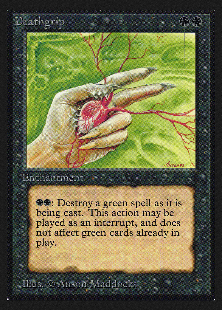 Deathgrip (CED-101) [Collectors' Edition] MTG Single Wizards of the Coast