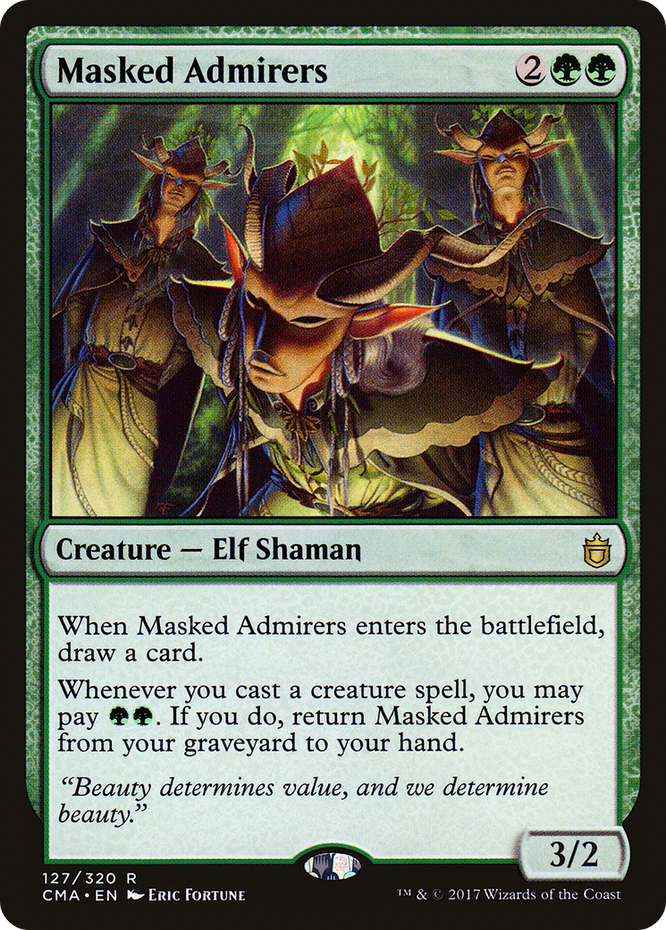 Masked Admirers (CMA-127) [Commander Anthology] MTG Single Wizards of the Coast