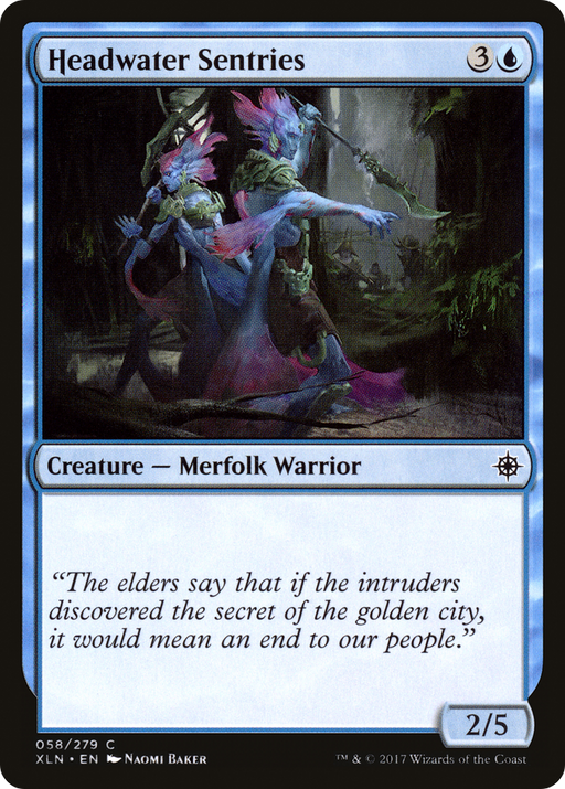 Headwater Sentries (XLN-058) [Ixalan] MTG Single Wizards of the Coast