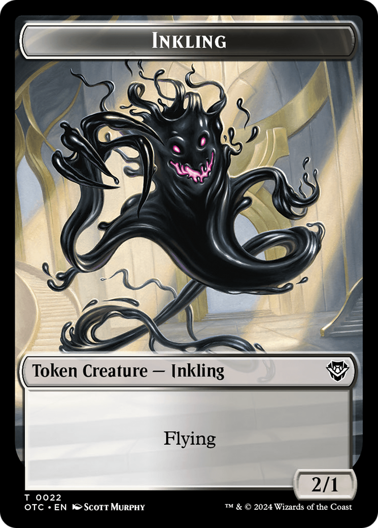 Inkling (TOTC-022) [Tokens] Outlaws of Thunder Junction Commander Tokens MTG Single Wizards of the Coast