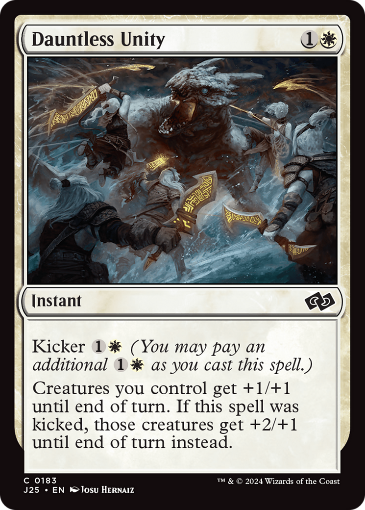 Dauntless Unity (J25-183) [Foundations Jumpstart] MTG Single Wizards of the Coast