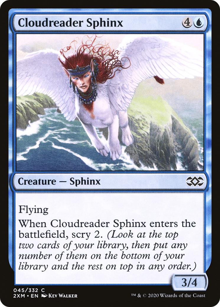 Cloudreader Sphinx (2XM-045) [Double Masters] Foil MTG Single Wizards of the Coast