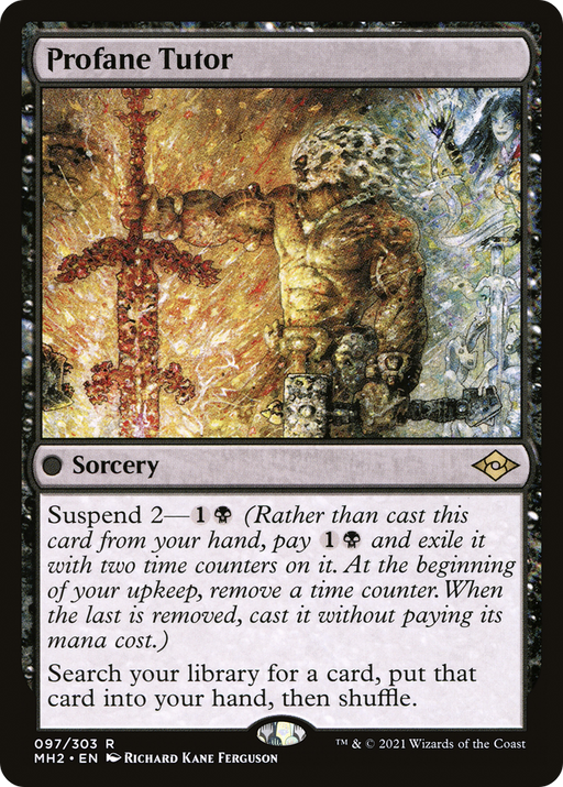 Profane Tutor (MH2-097) [Modern Horizons 2] MTG Single Modern Horizons 2