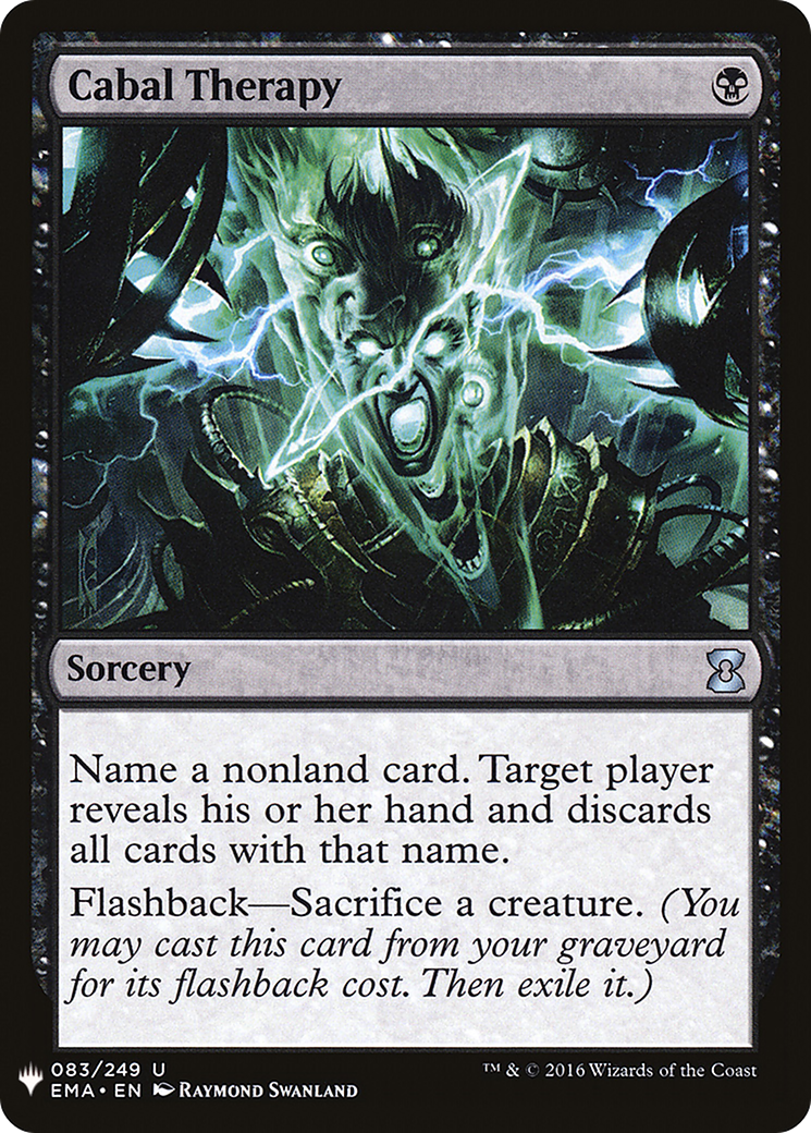 Cabal Therapy (LIST-083) [Mystery Booster] The List MTG Single Wizards of the Coast