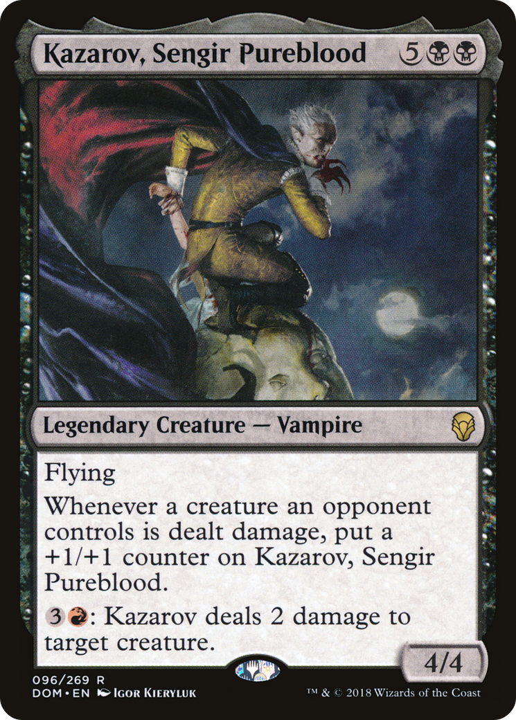 Kazarov, Sengir Pureblood (DOM-096) [Dominaria] Foil MTG Single Wizards of the Coast