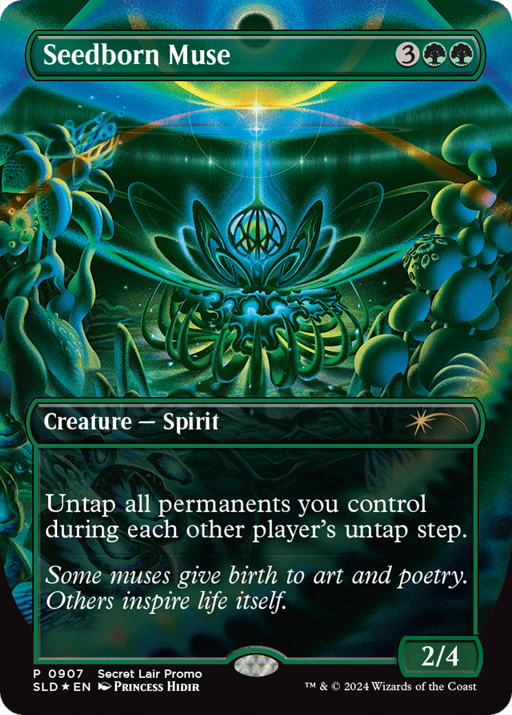Seedborn Muse (SLD-907) [Secret Lair] Drop (Borderless) Foil MTG Single Wizards of the Coast