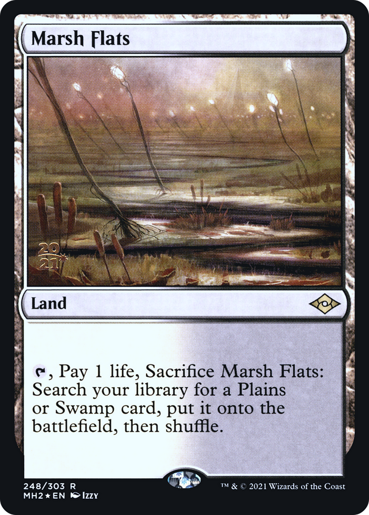 Marsh Flats (PRE-248) [Modern Horizons 2 Promos] Foil MTG Single Wizards of the Coast