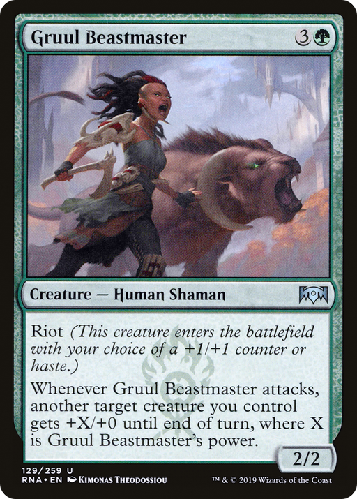 Gruul Beastmaster (RNA-129) [Ravnica Allegiance] MTG Single Wizards of the Coast