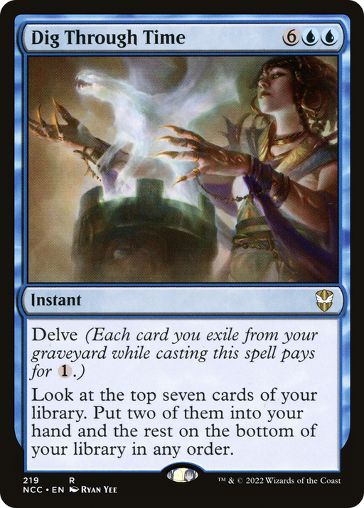 Dig Through Time (NCC-219) [New Capenna Commander] MTG Single Wizards of the Coast