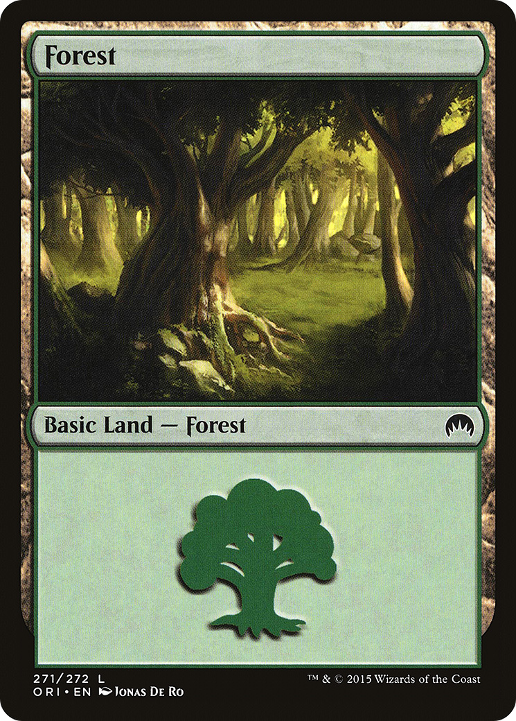 Forest (ORI-271) [Magic Origins] MTG Single Wizards of the Coast