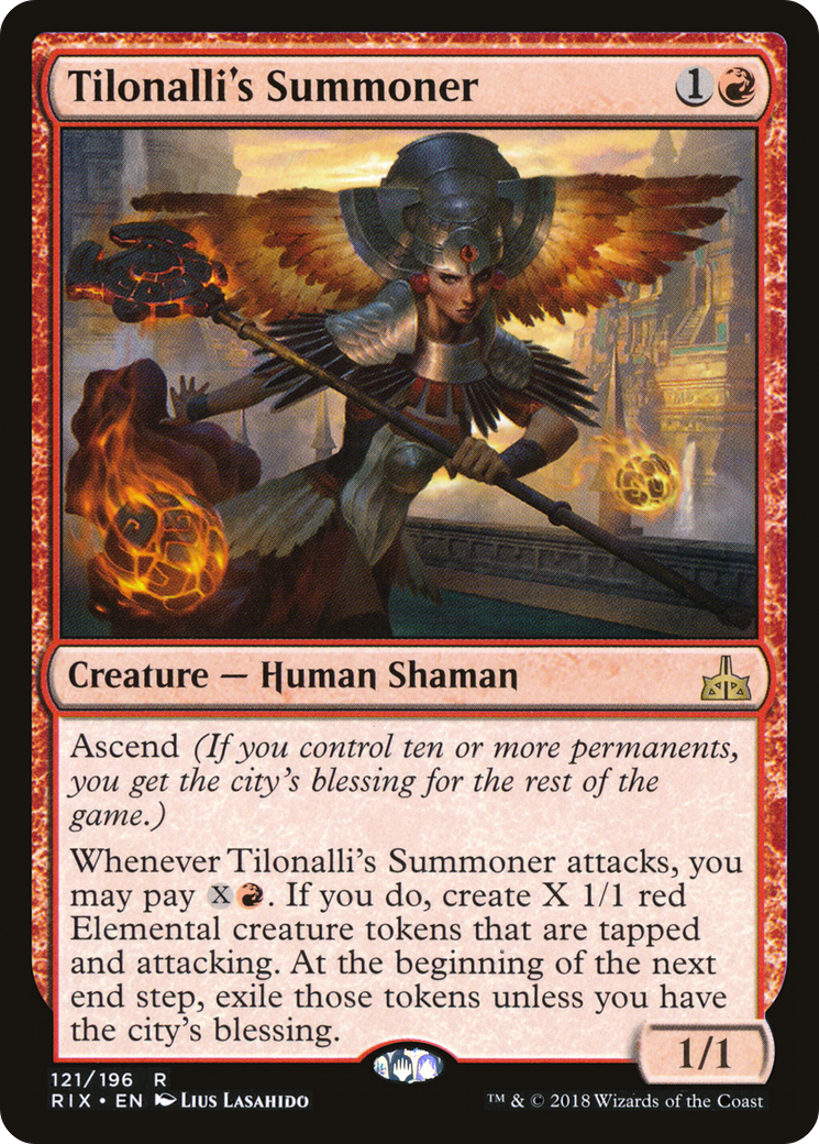 Tilonalli's Summoner (RIX-121) [Rivals of Ixalan] MTG Single Wizards of the Coast