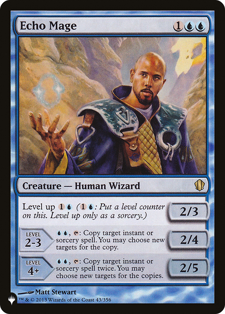 Echo Mage (LIST-43/356) [Mystery Booster] The List MTG Single Wizards of the Coast
