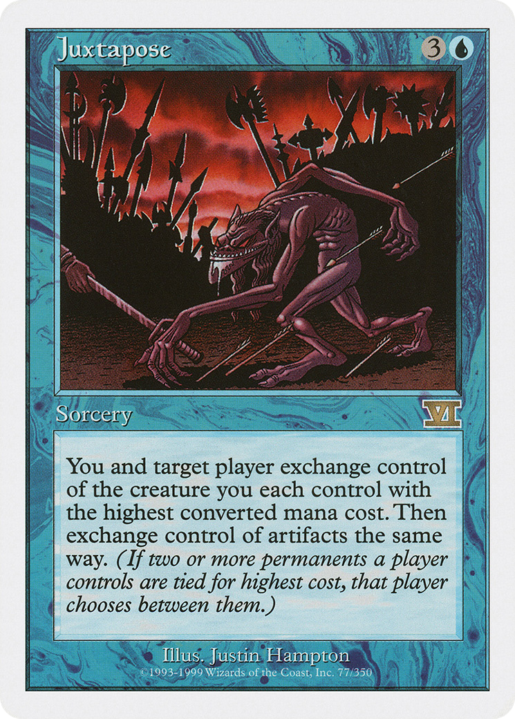 Juxtapose (6ED-077) [Classic Sixth Edition] MTG Single Wizards of the Coast