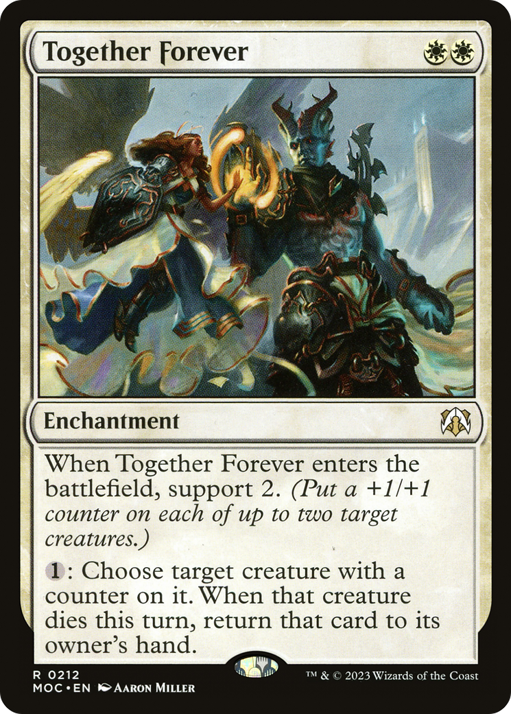 Together Forever (MOC-212) [March of the Machine Commander] MTG Single Wizards of the Coast