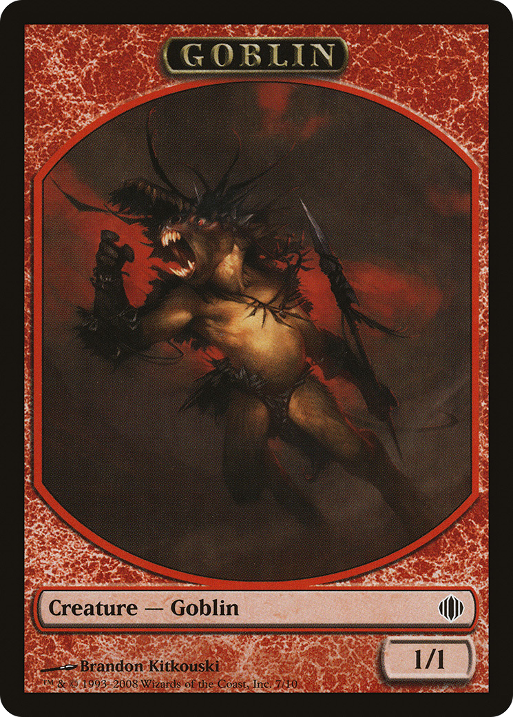 Goblin Token (ALA-007) [Tokens] Shards of Alara Tokens MTG Single Wizards of the Coast