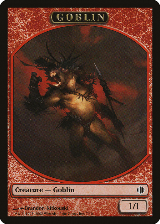 Goblin Token (ALA-007) [Tokens] Shards of Alara Tokens MTG Single Wizards of the Coast