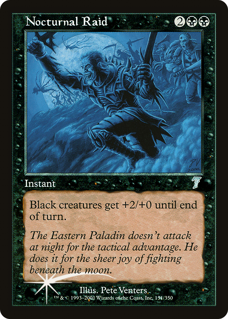 Nocturnal Raid (7ED-151) [7th Edition] MTG Single Wizards of the Coast