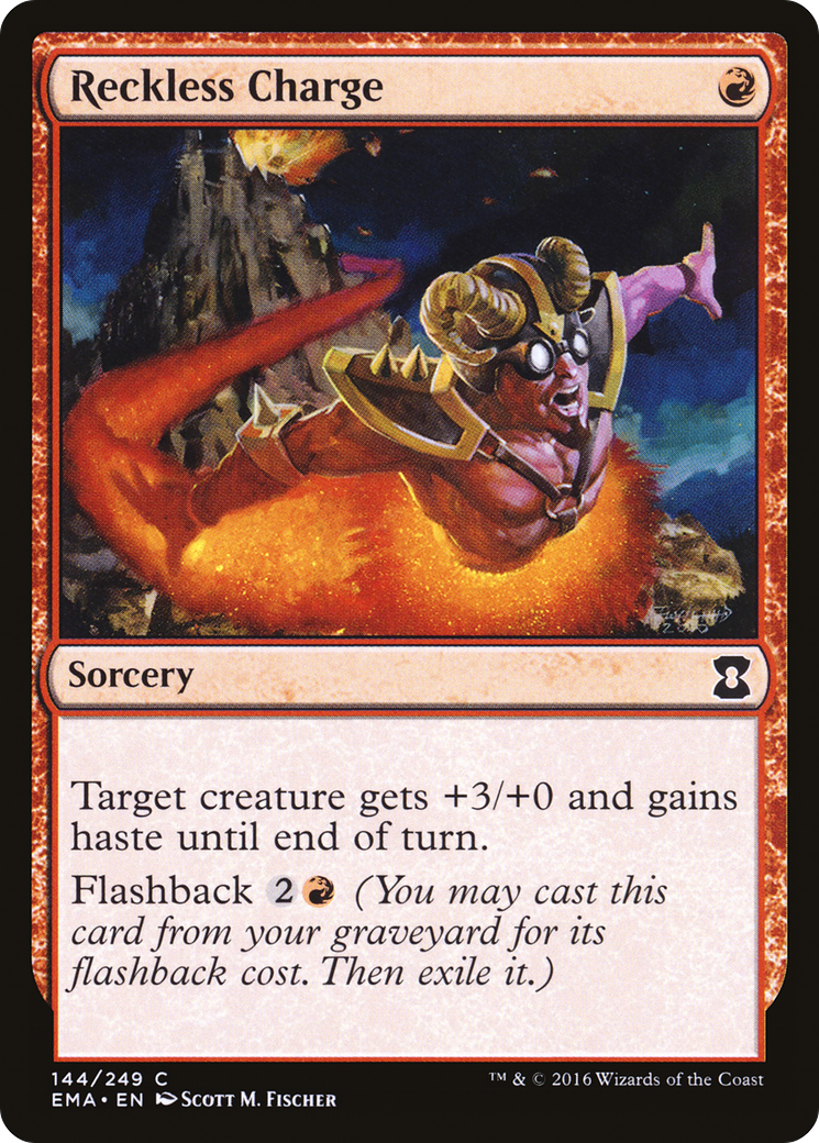 Reckless Charge (EMA-144) [Eternal Masters] Foil MTG Single Wizards of the Coast